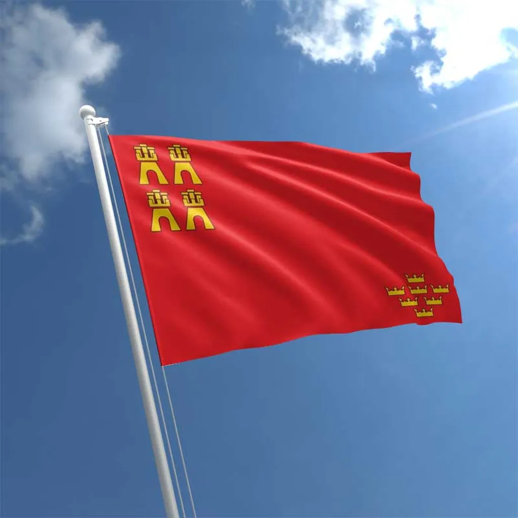 Flag of the Region of Murcia in Spain